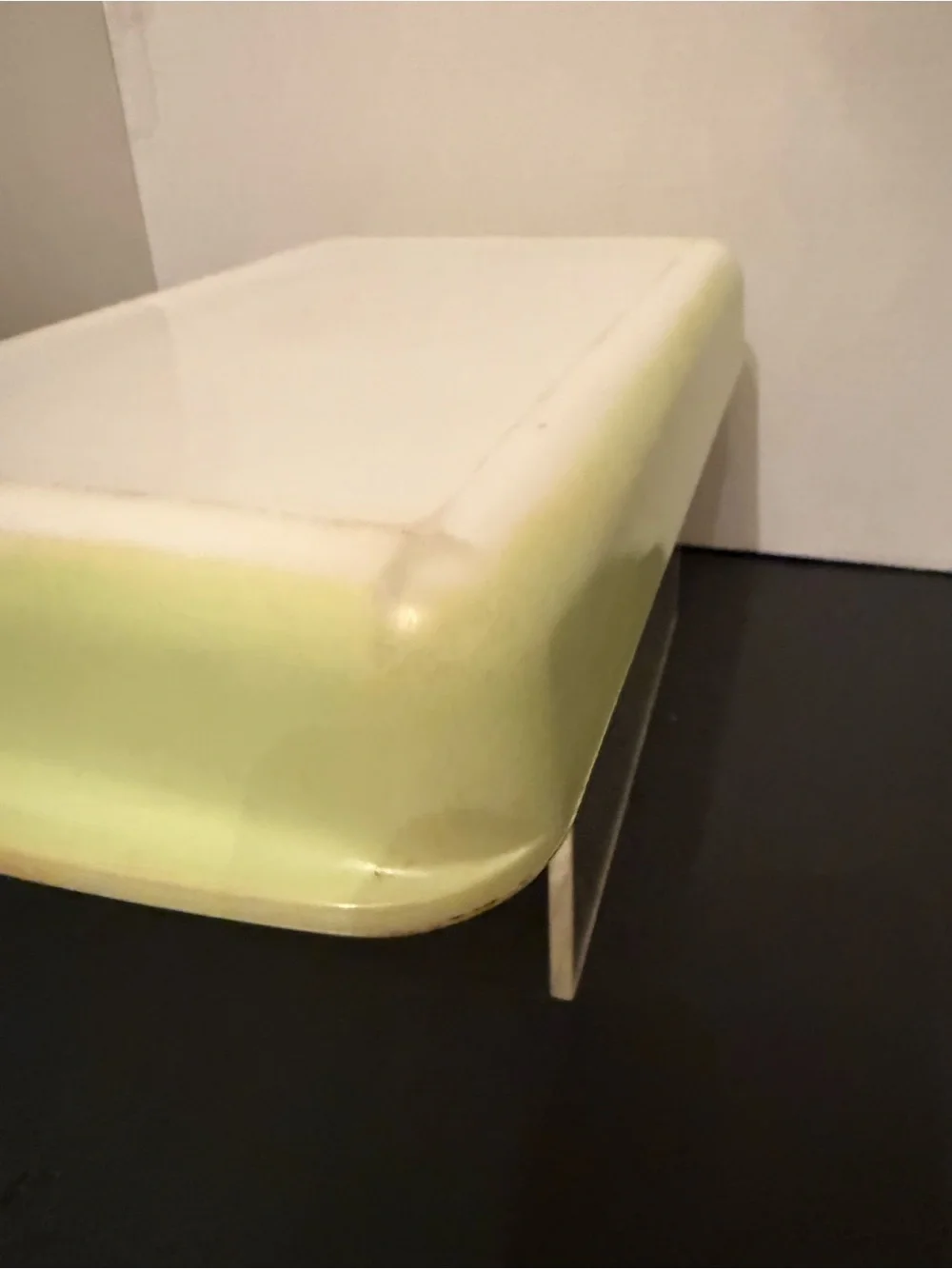 Vintage Lime Green Pyrex Casserole 2 Quart Baking Dish 232 Rectangle